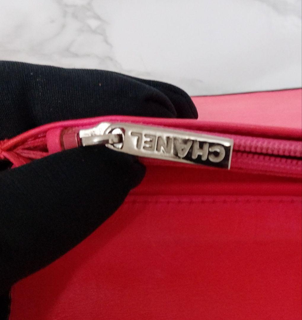 CHANEL カンボンライン 長財布 ブラック　マトラッセ