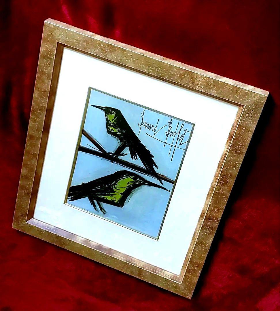 そ*れ様 【ベルナール・ビュッフェ】リトグラフ『二羽の鳥』1967年制作カタログ