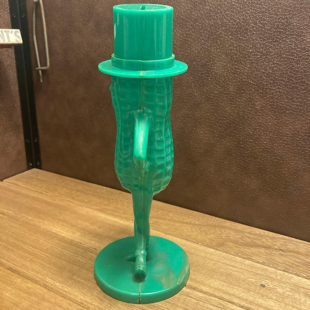 ミスターピーナッツ ビンテージバンク 貯金箱 アドバタイジングフィギュア緑