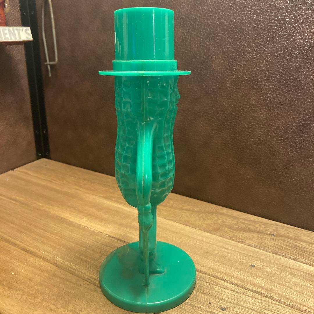 ミスターピーナッツ ビンテージバンク 貯金箱 アドバタイジングフィギュア緑