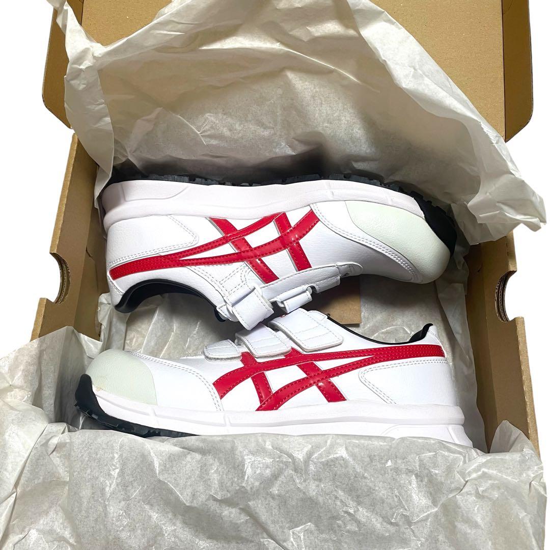 ⭐新品⭐ASICS WINJOB CP301 ホワイト レッド 25cm