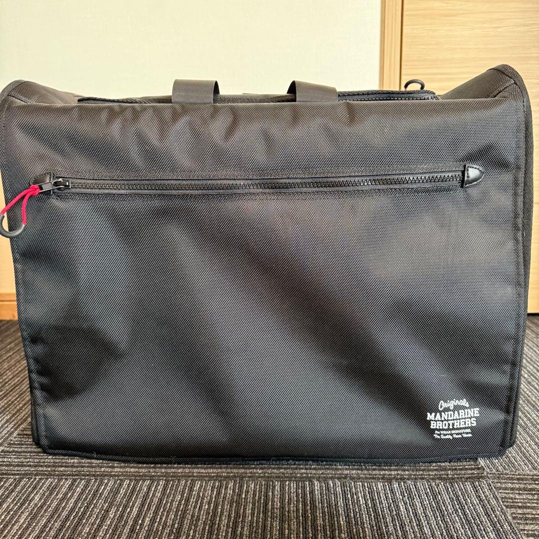 【1回のみ使用】マンダリンブラザーズ　ブラックナイロンリュック L 中型犬用