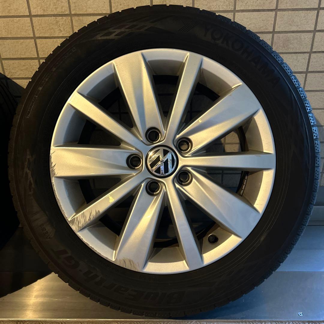 Volkswagen 16インチ ホイールセット　夏タイヤ　　送料込