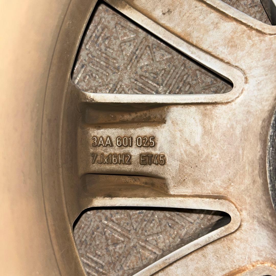 Volkswagen 16インチ ホイールセット　夏タイヤ　　送料込