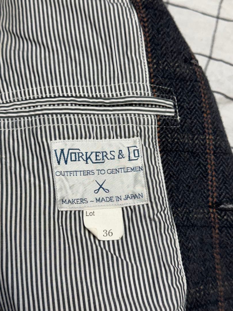 Workers K & TH 初期モデル ウール ジャケット 36 日本製