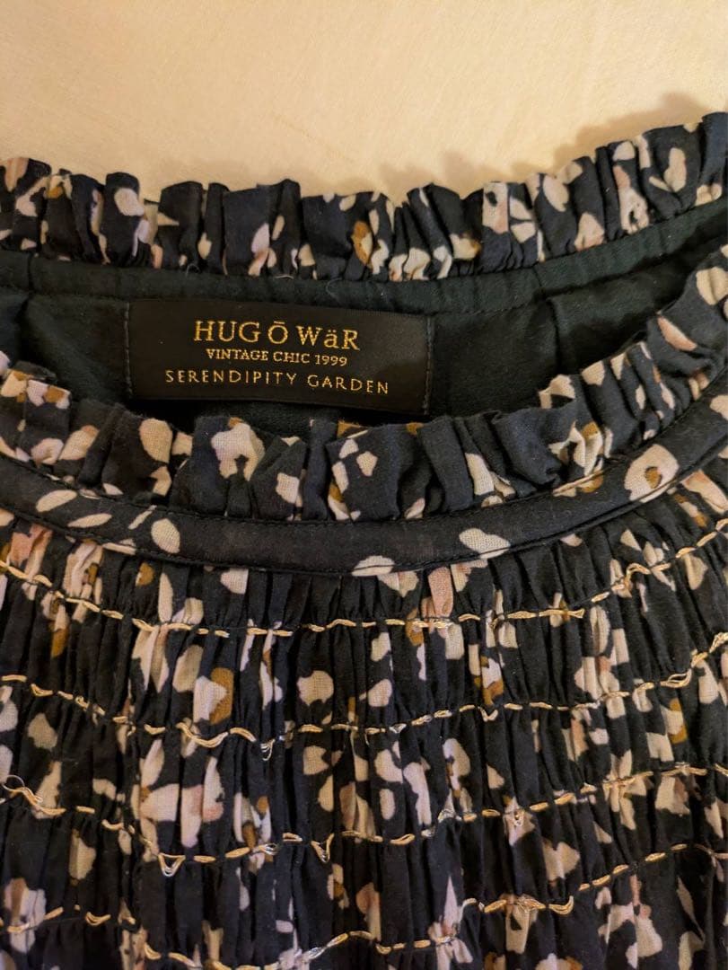HUGO WÄR フラワープリント キャミワンピース Fサイズ