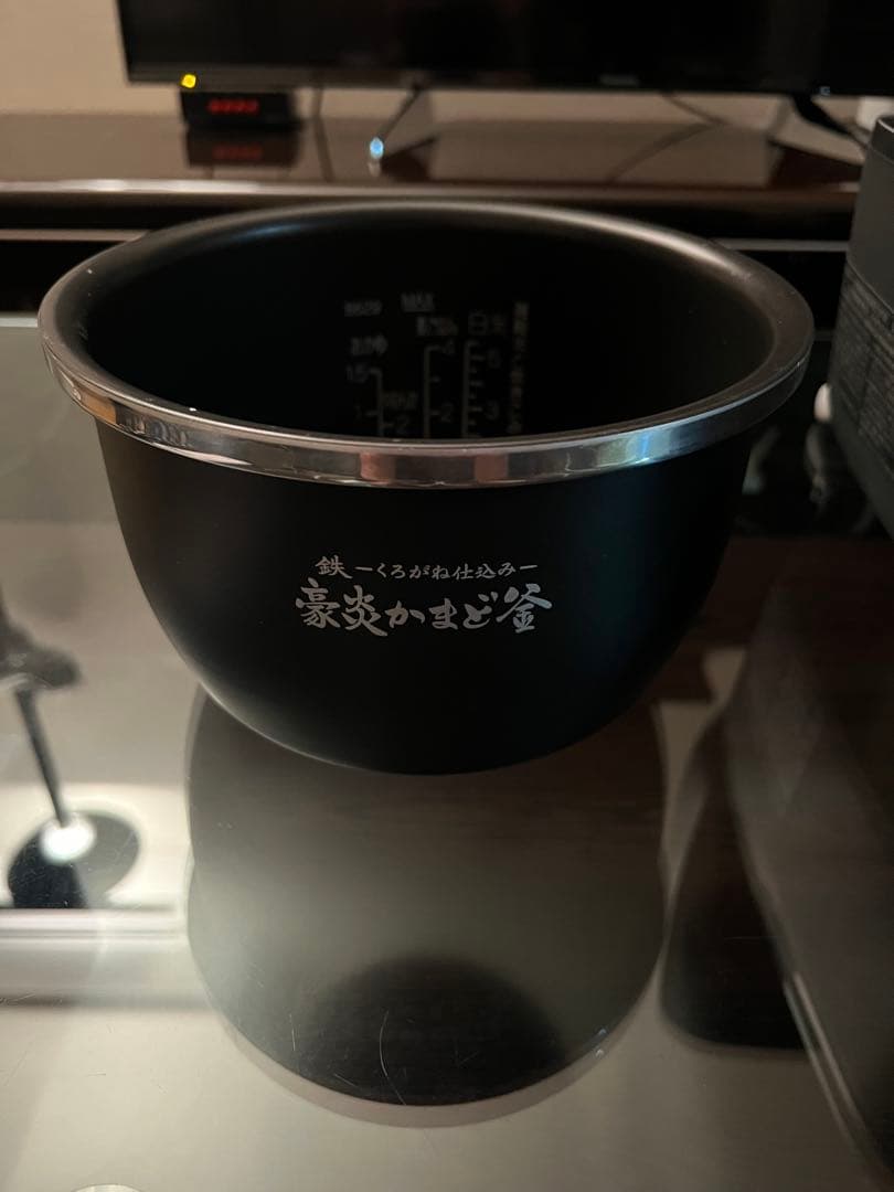 美品　象印　炎舞炊き　炊飯器