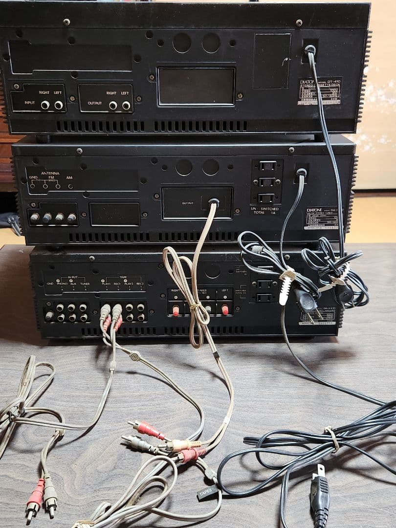 DIATONE ダイヤトーン　カセットデッキ　ターンテーブル 通電OKジャンク品