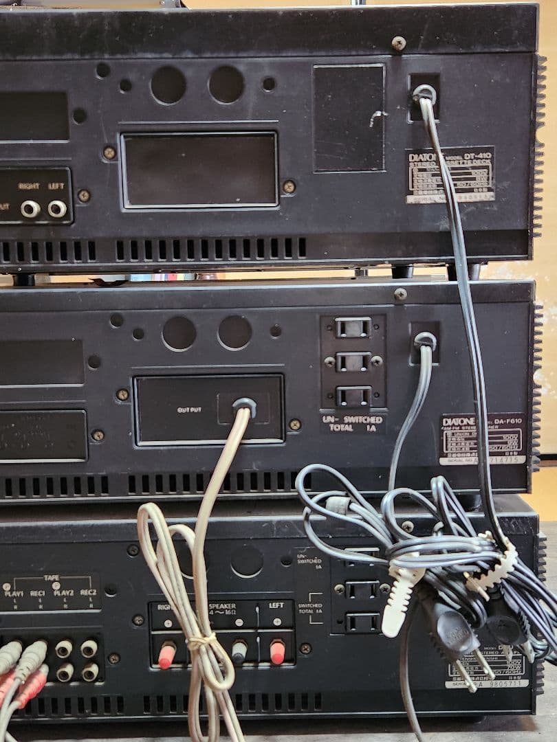 DIATONE ダイヤトーン　カセットデッキ　ターンテーブル 通電OKジャンク品