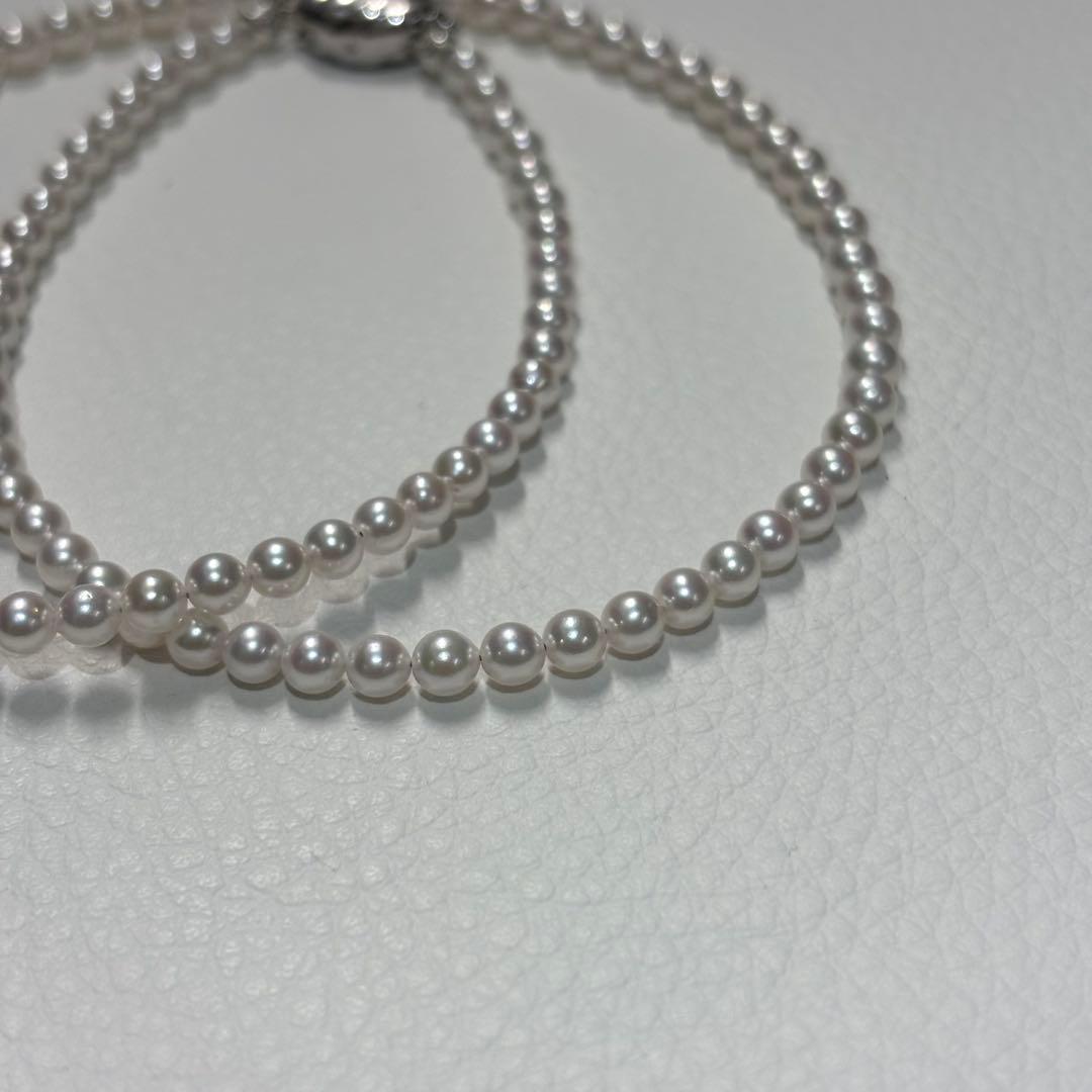 パールネックレス　あこや真珠　ロゼプレミアム　真珠科学研究所　花珠比較