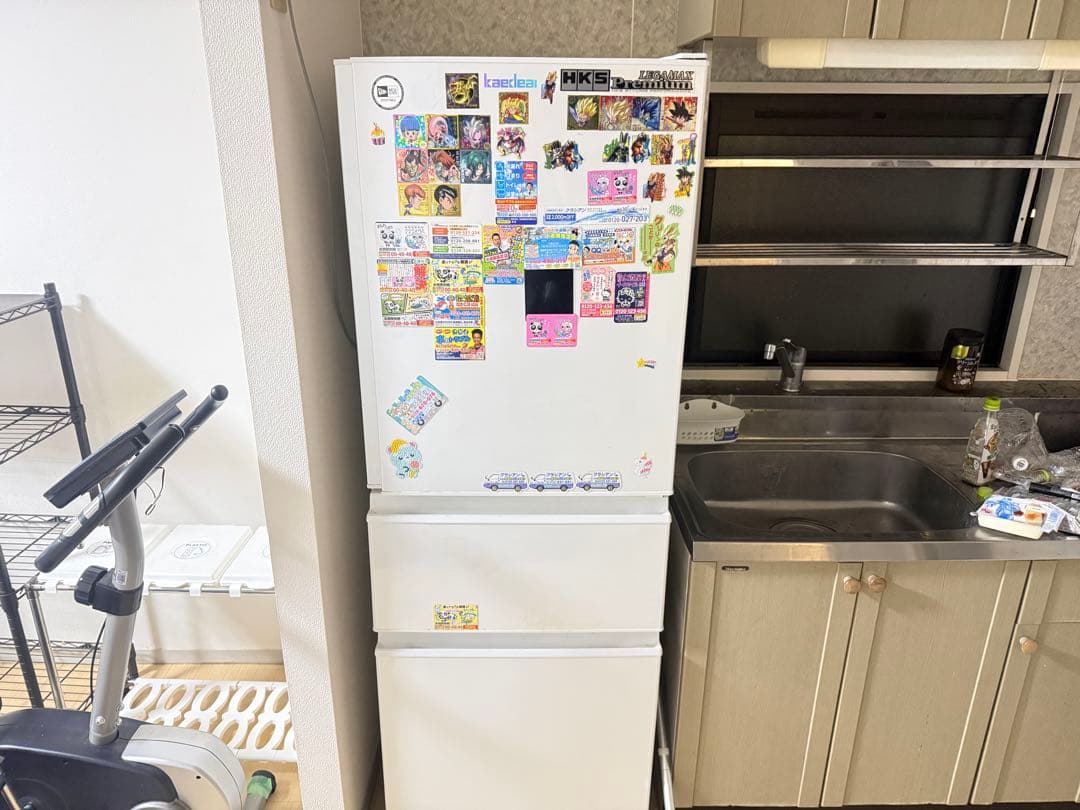 MR-C33G-W 3ドア冷蔵庫 Cシリーズ (330L・右開き)