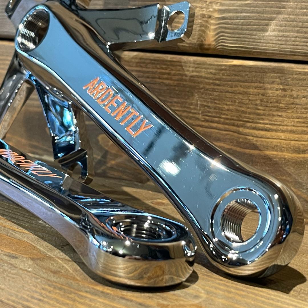 【新品】ARDENTRY ピスト用クランク ポリッシュ 165㎜ 144PCD