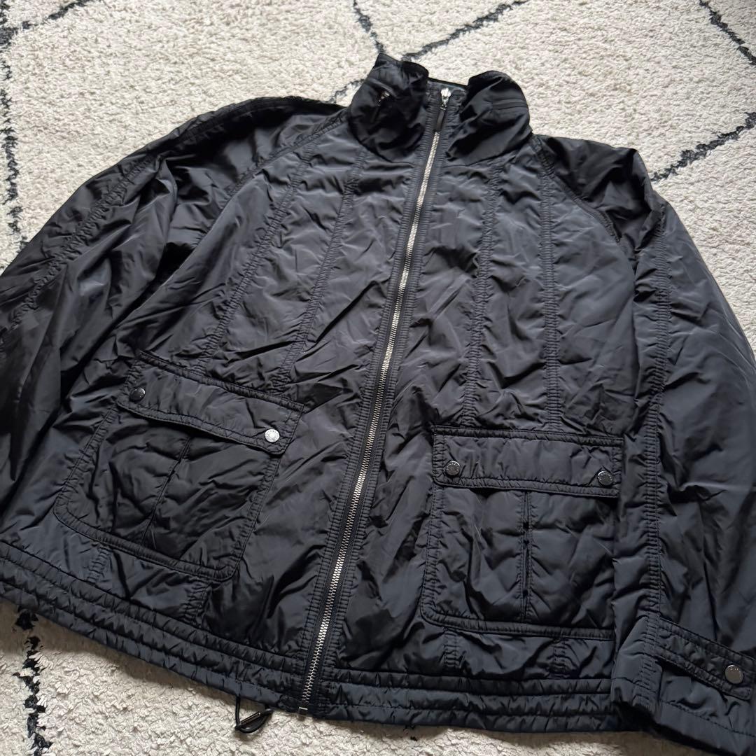 美品　バーバリーロンドン　ナイロンジャケット　ノバチェック　ブラック　2way
