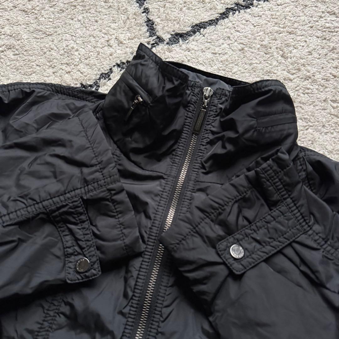 美品　バーバリーロンドン　ナイロンジャケット　ノバチェック　ブラック　2way