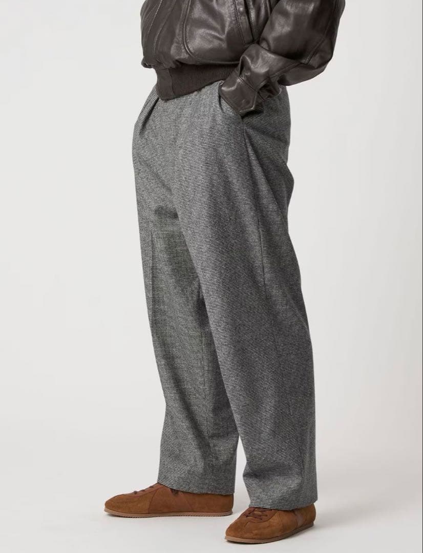 Steven Alan ハウンドトゥースチェックスラックス