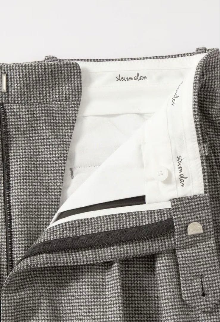 Steven Alan ハウンドトゥースチェックスラックス