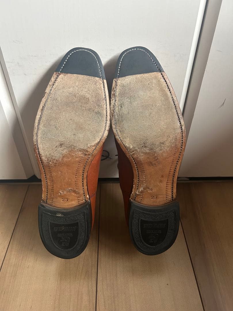 【美品】SCOTCHGRAIN スコッチグレイン パンチドキャップトゥ 25