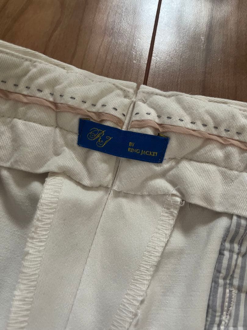 極美品！リングヂャケット　ホワイト　チノパン