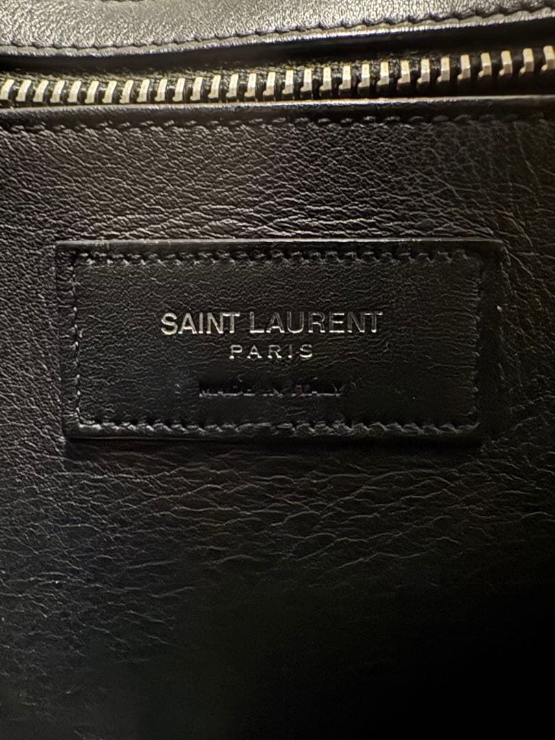 SAINT LAURENT サンローラン ベイビーカバス 黒 ブラック