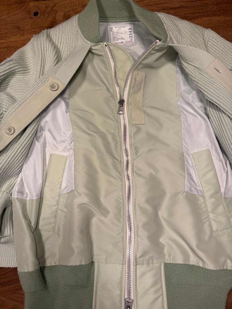 sasasacai gonz カーディガンニットウェア ライムグリーン