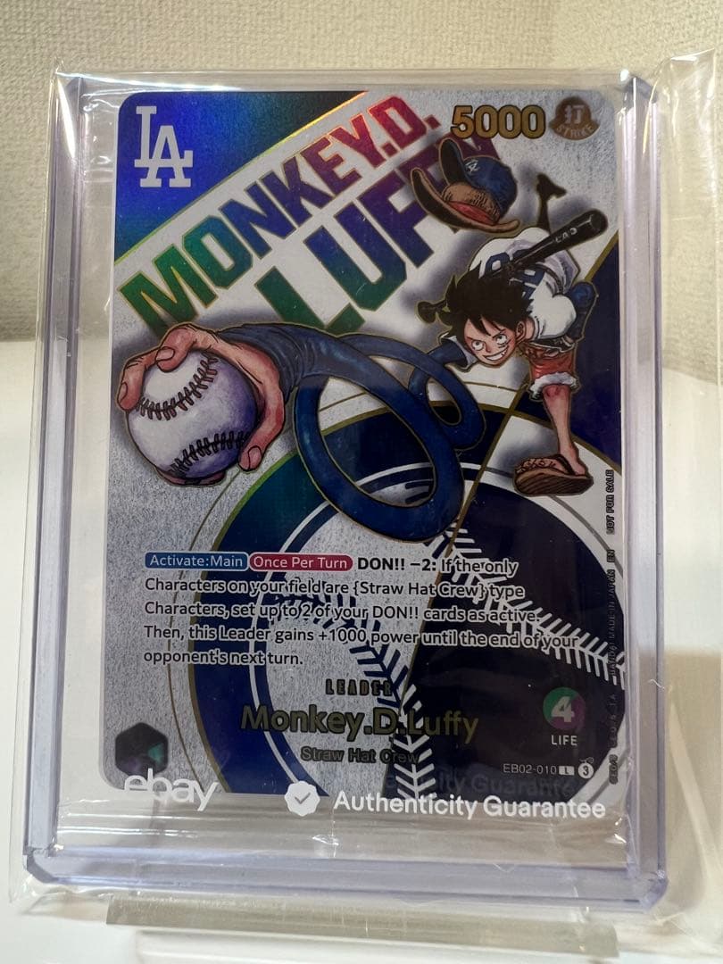 【PSA真贋鑑定】Dodgers x One Piece ワンピース ドジャース