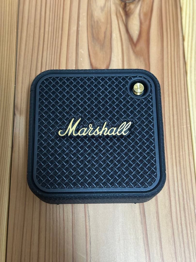 極美品 Marshall WILLEN II BLACK＆BRASS