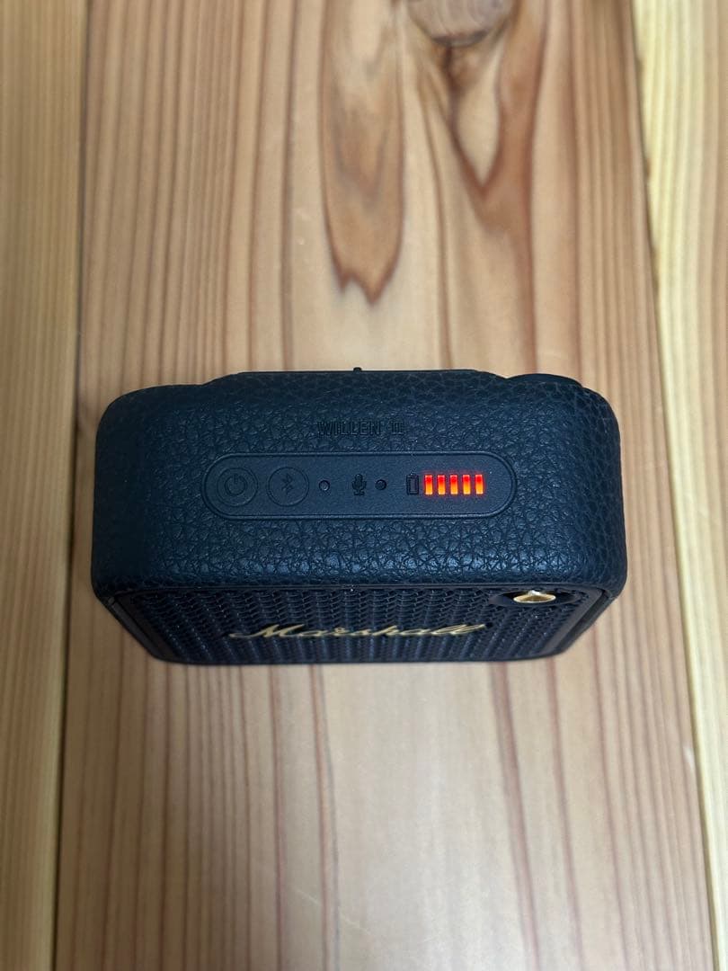 極美品 Marshall WILLEN II BLACK＆BRASS