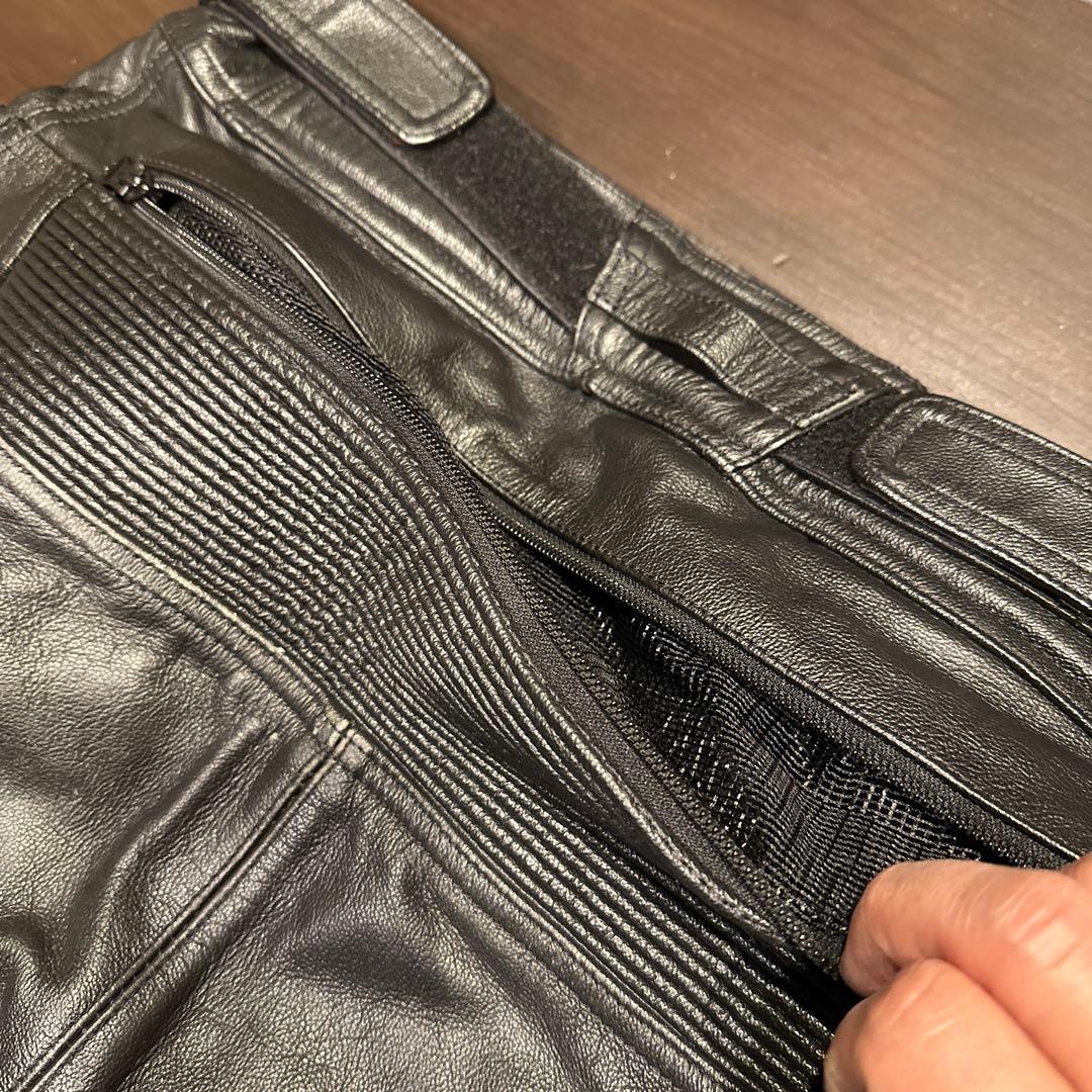 ラフアンドロード　レザーパンツ ブラック