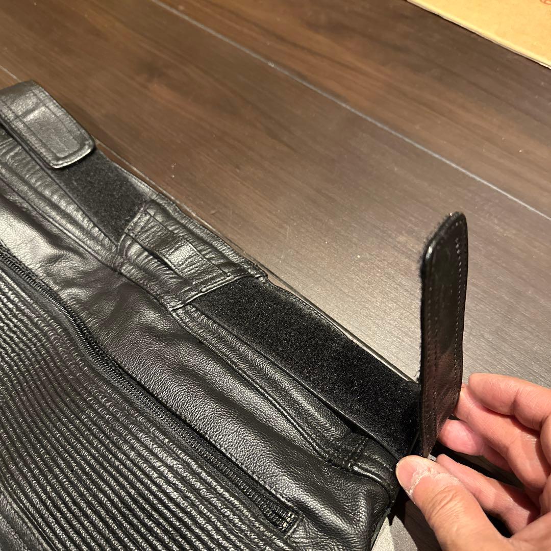 ラフアンドロード　レザーパンツ ブラック