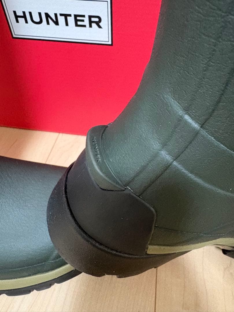 専用 25.5〜26㎝☆新品HUNTERレインブーツUK7 ハンターバルモバル