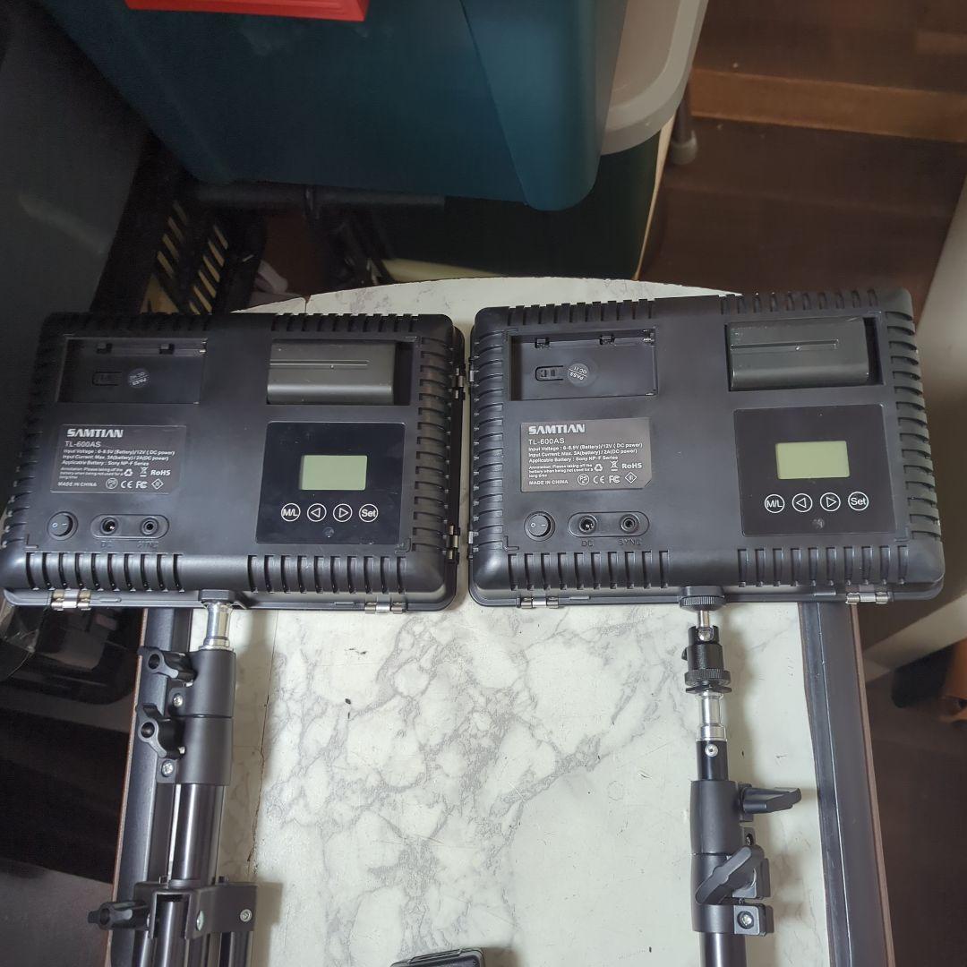 SAMTIAN ビデオ＆写真用LEDライトキット TL-600AS