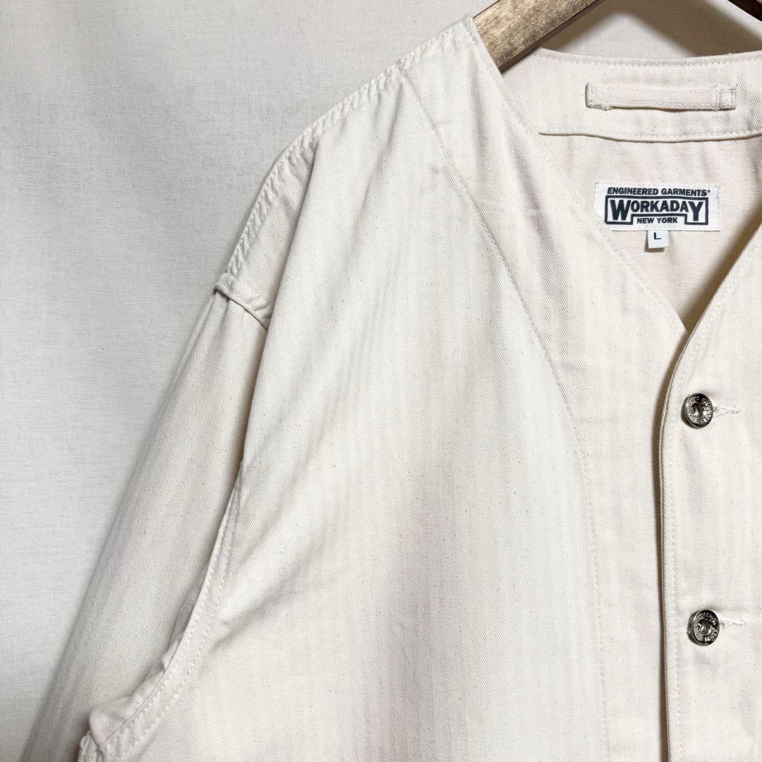 ⚫︎Lサイズ！ENGINEERED GARMENTS ノーカラージャケット