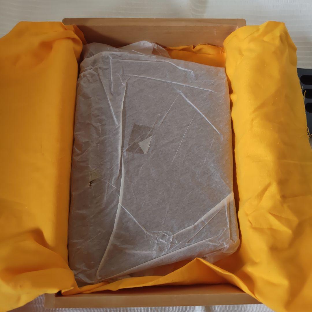 【お宝級珍品・希少】草野心平　陶板　『万来』　直筆箱書き 縁起物　千客万来