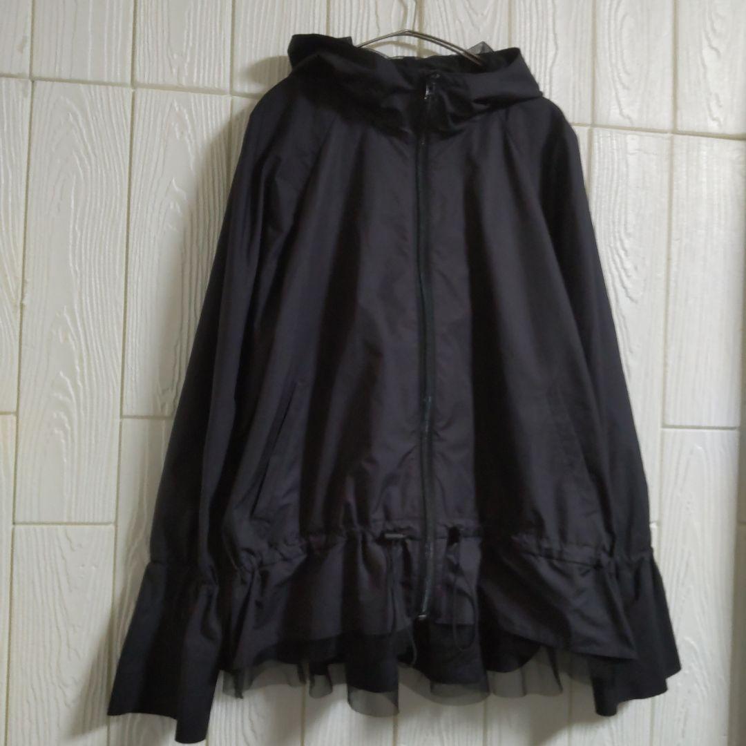 チャコット バランス タフタフリル ジャケット　 M ブラック 撥水 防風