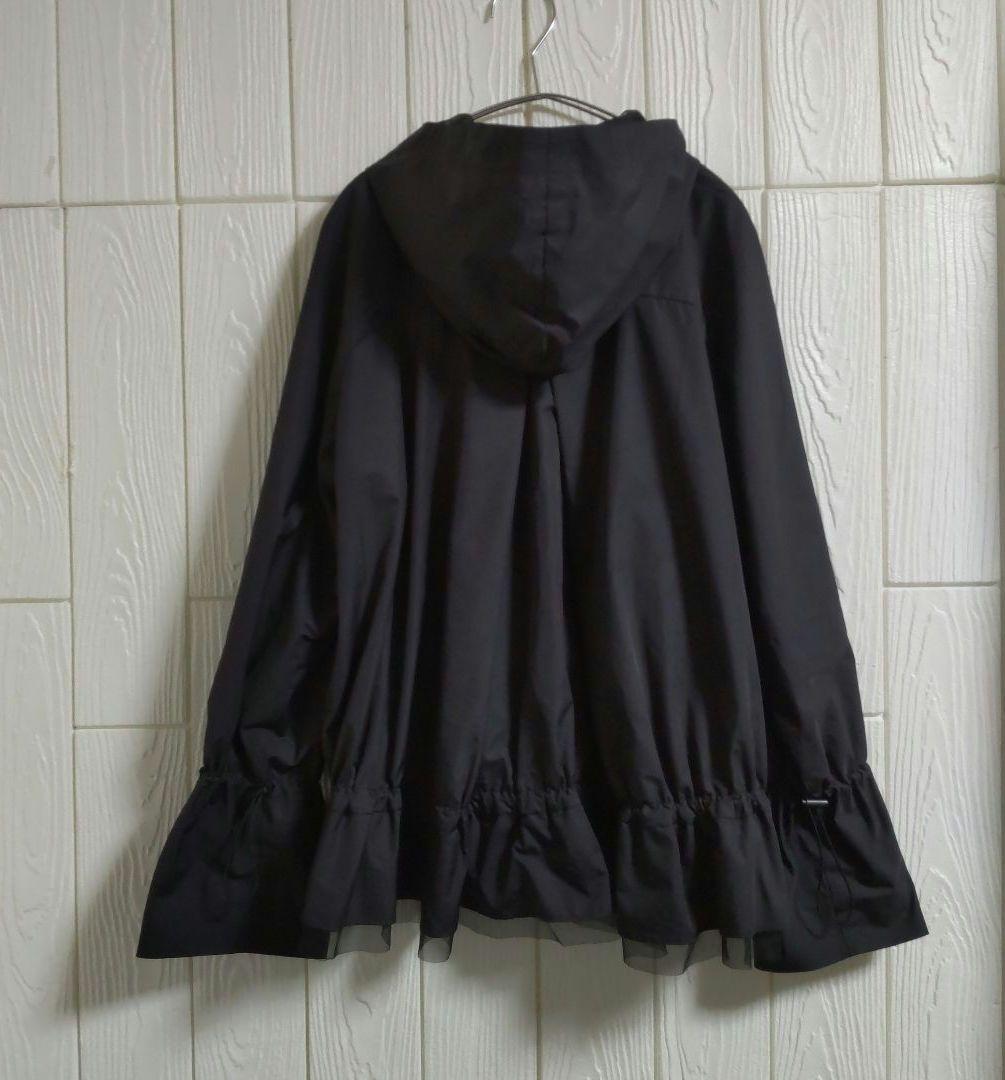 チャコット バランス タフタフリル ジャケット　 M ブラック 撥水 防風