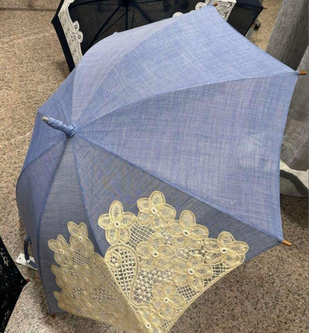 未使用　バテンレース　日傘　エレガント