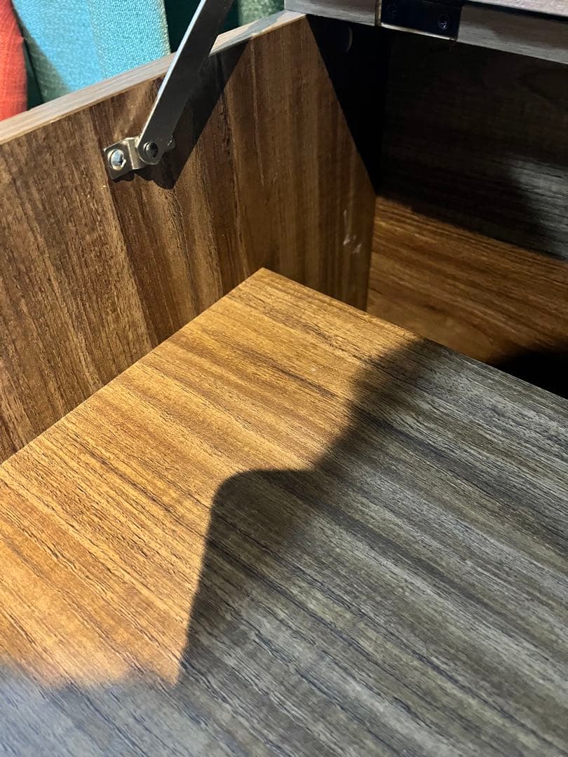 ウッド調ドレッサー・鏡台 引き出し付き