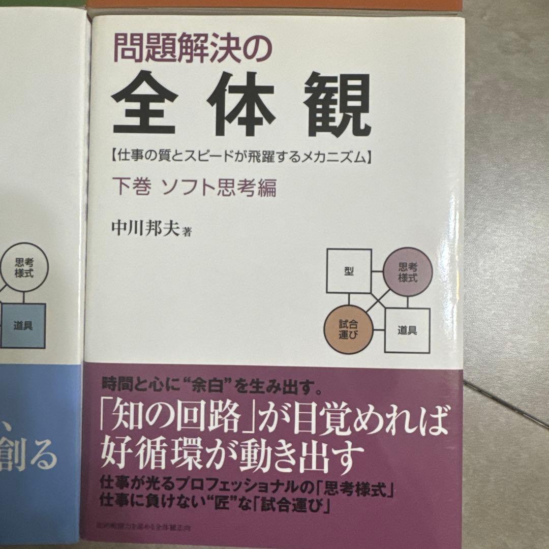 ドキュメント・コミュニケーションの全体観/問題解決の全体観　上下巻4冊セット