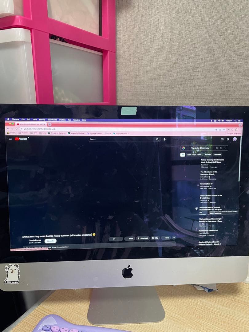 iMac Late 2013 アップル　8GBRAM 1TB