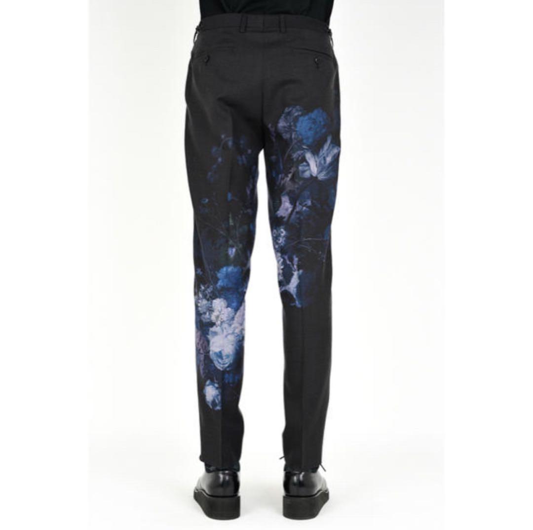 花柄プリント スラックス 46