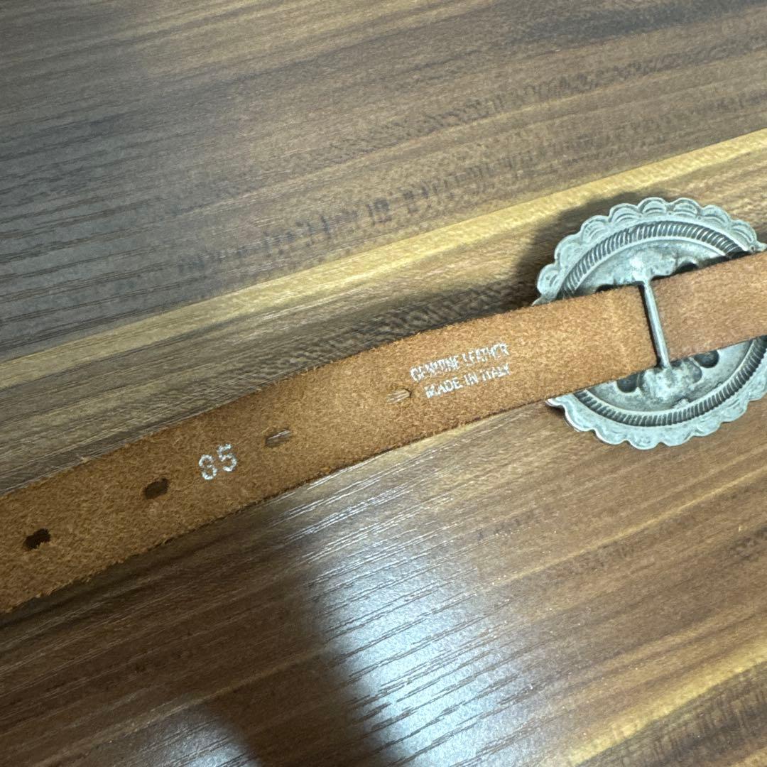 JOKER FIRENZE コンチョ レザーベルト 85cm レディース