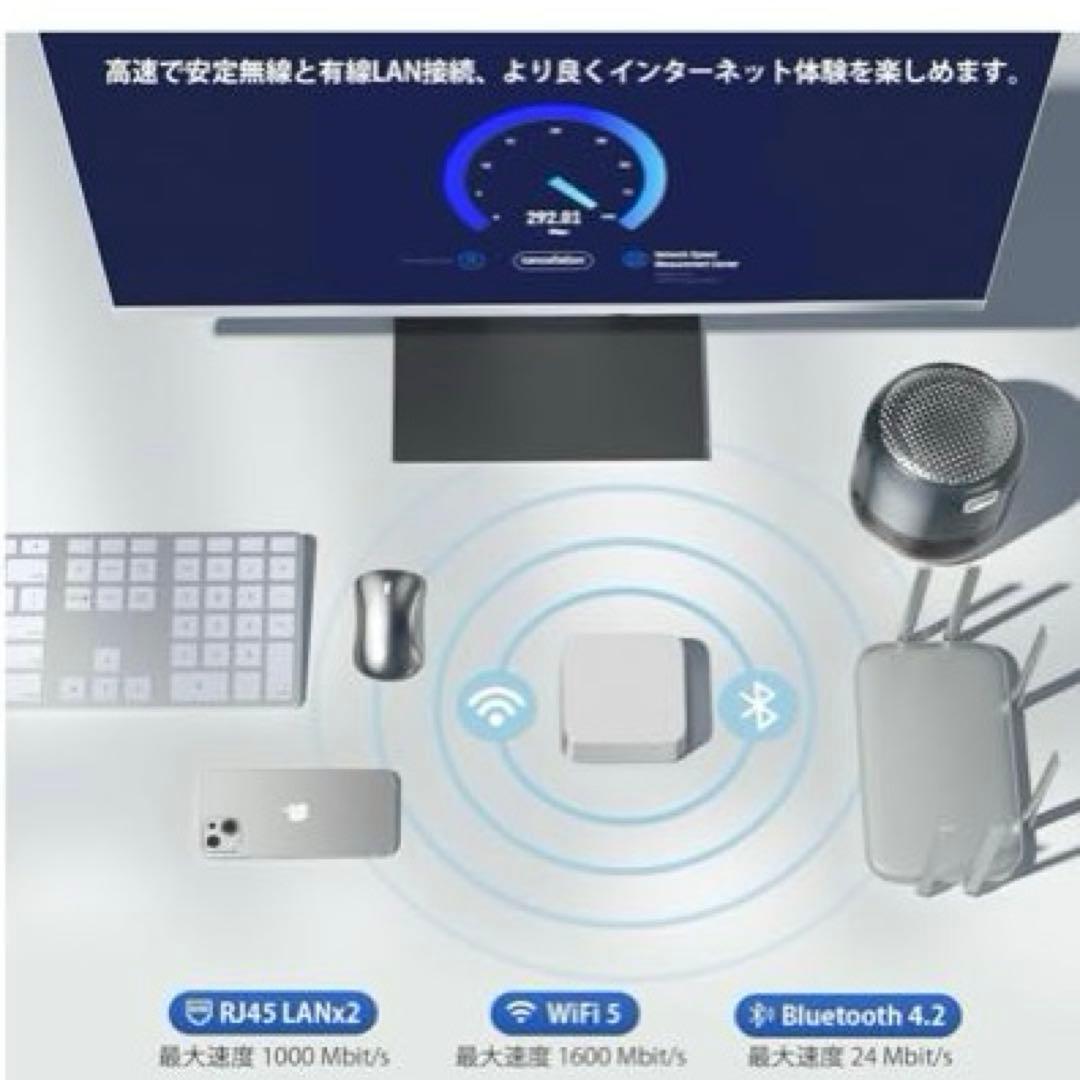 ミニPC 第12世代 インテルN100搭載　シルバー