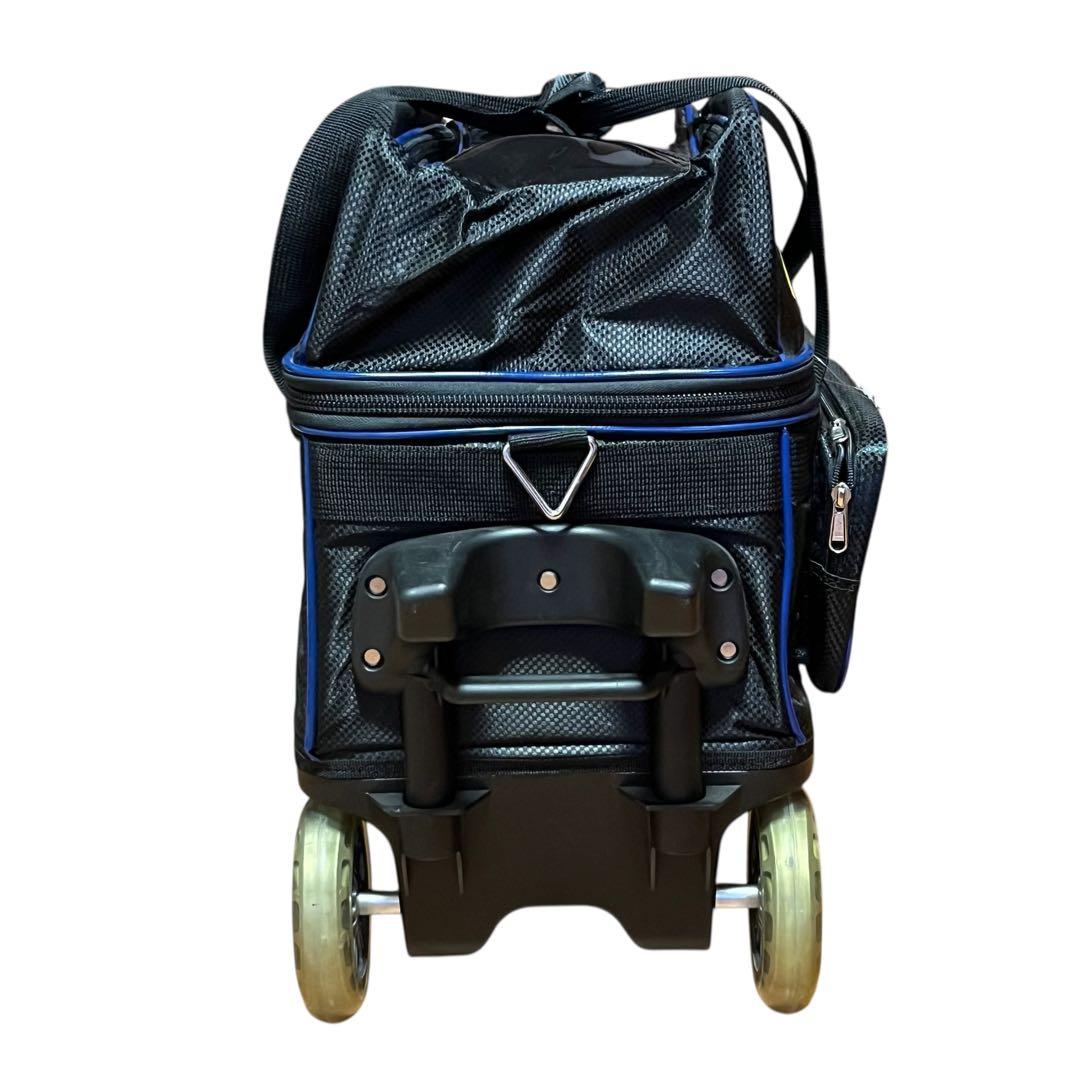 ボウリングバッグ 2個用 キャスター付き カラフル