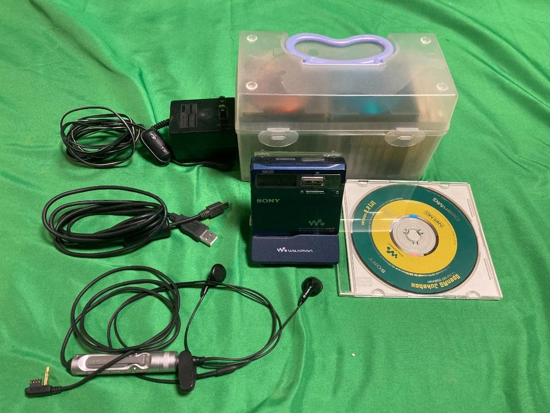『値下げ』SONY Net MDウォークマン MZ-N1+ MD24枚