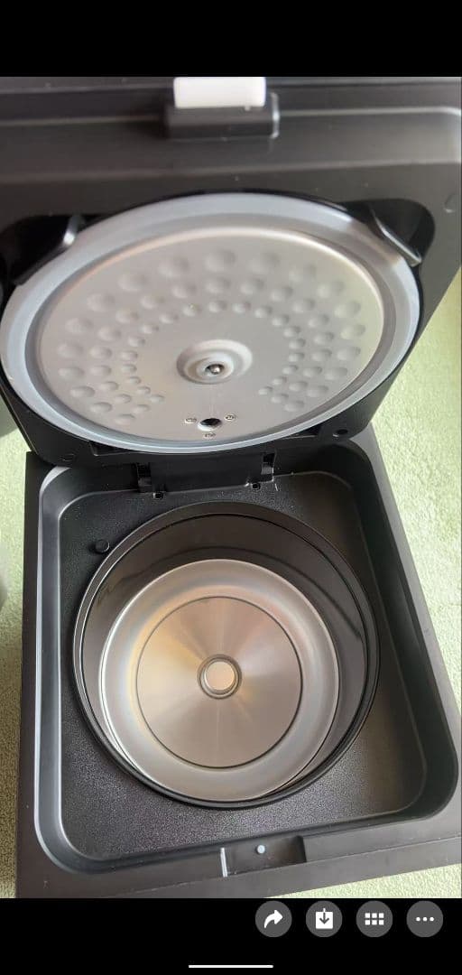 LOGCABO 炊飯器 ステンレス蒸し器付き