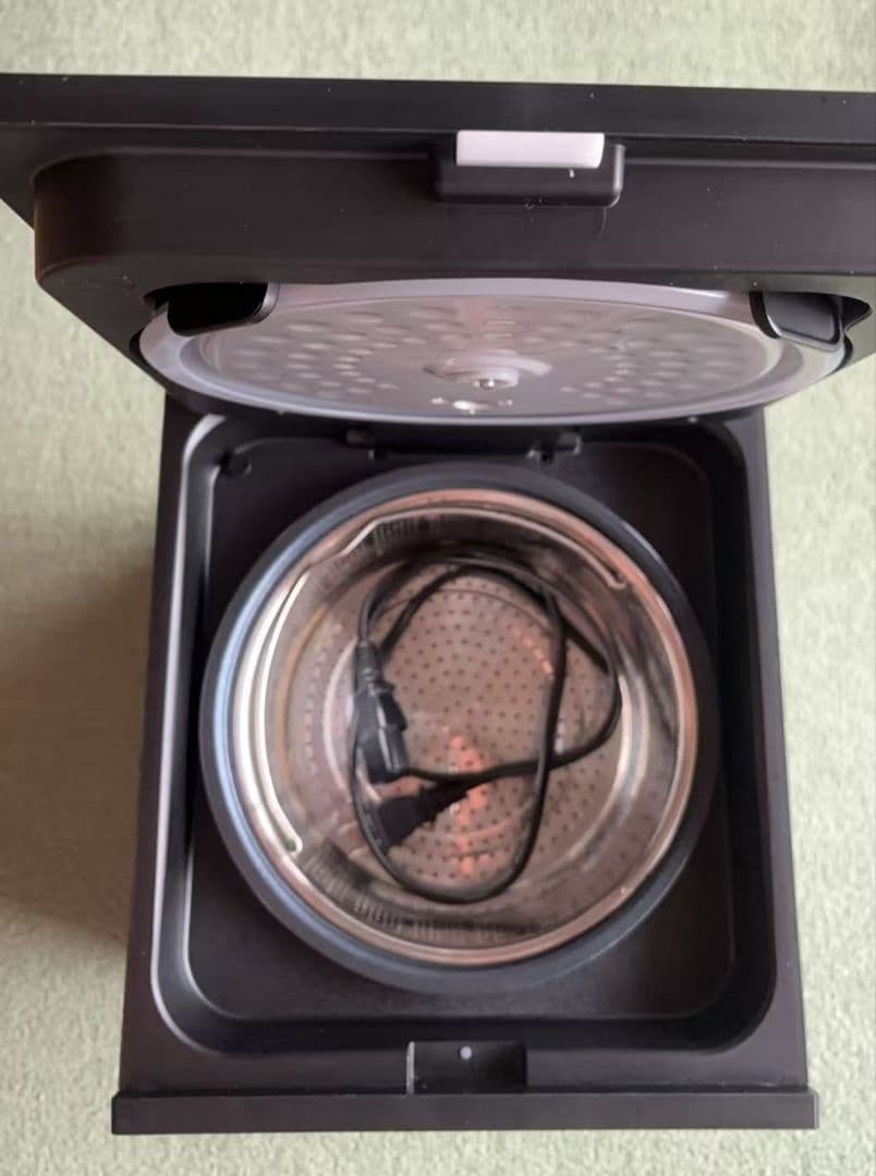 LOGCABO 炊飯器 ステンレス蒸し器付き