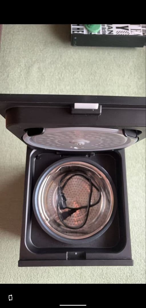 LOGCABO 炊飯器 ステンレス蒸し器付き