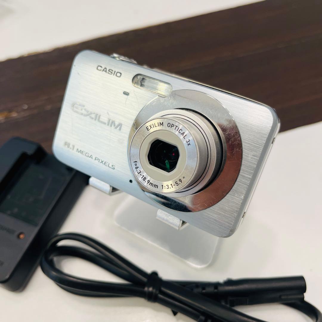 CASIO オールドコンパクトデジタルカメラex-z80 ブルー