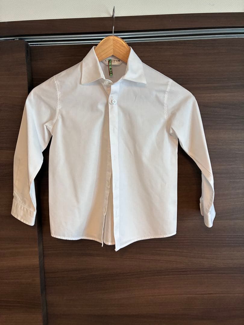 【卒園式・入学式】美品CHOPIN 蝶タイロングパンツスーツ5点セット120