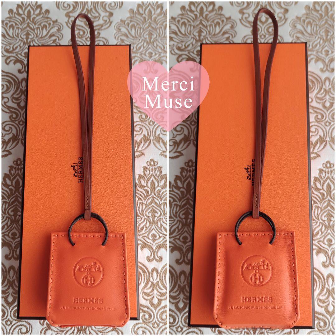 ❤未使用品❤サックオランジュ フー オレンジ バッグチャーム エルメス 箱付き